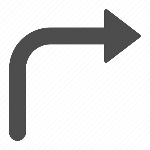 Turn, arrow, right, direction icon - Download on Iconfinder