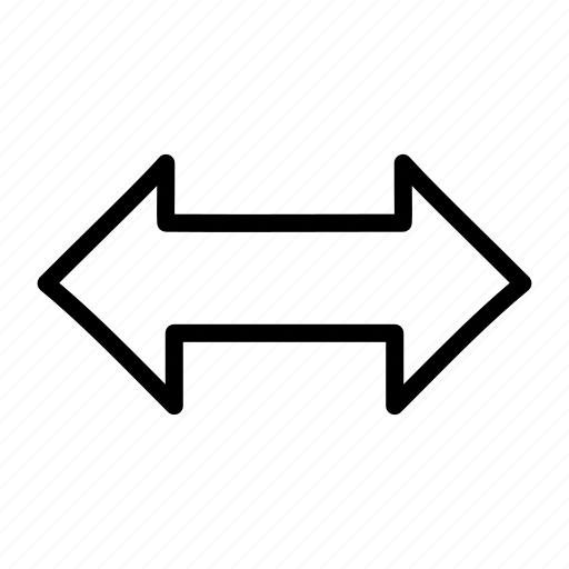 Arrow, arrows, drawn, opposite, split icon - Download on Iconfinder