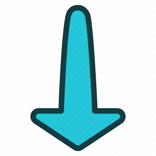 Arrow, arrows, compas, direction, down, navigation icon - Download on Iconfinder