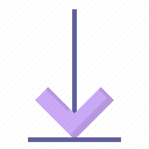 Arrow, direction, down, download icon - Download on Iconfinder
