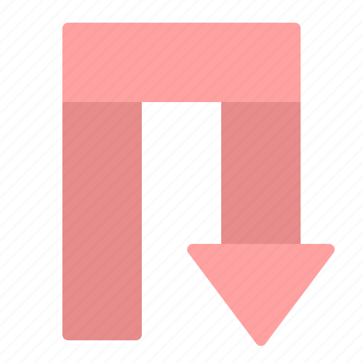 Arrow, decrease, turn, turning, twist icon - Download on Iconfinder