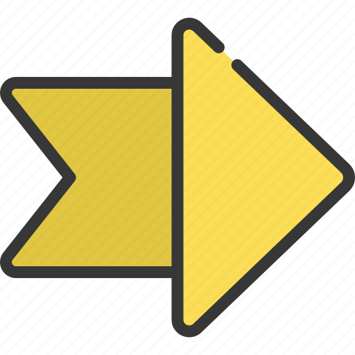 Large, banner, arrow, pointer, point, direction icon - Download on Iconfinder