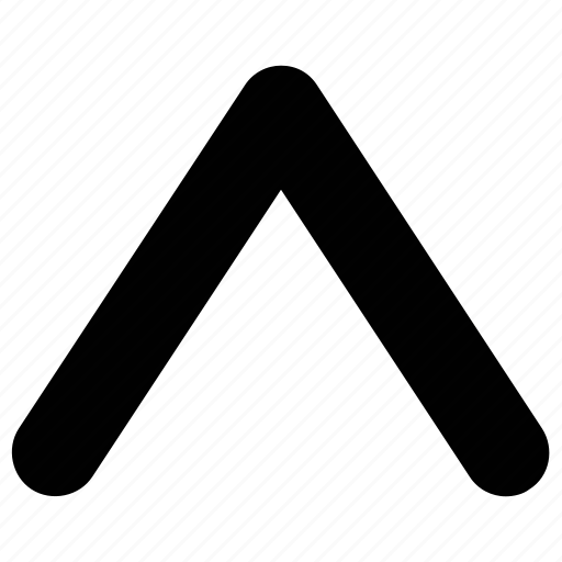 Arrow, symbolic, up, monotone icon - Download on Iconfinder