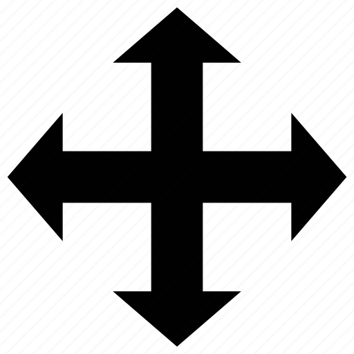 Arrows, shape, crisscross, cross icon - Download on Iconfinder
