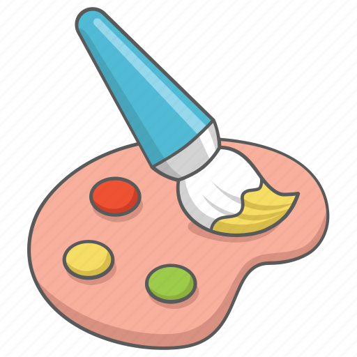 Art, brush, color, colour, paint, palette icon - Download on Iconfinder