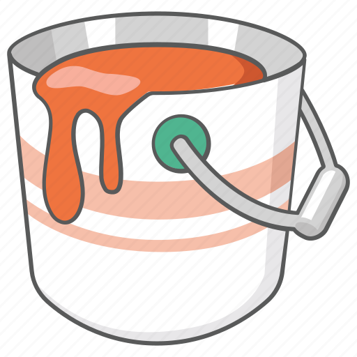 Bucket, can, color, colour, paint, painting icon - Download on Iconfinder
