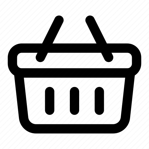 Food, basket, food basket, shopping basket, supermarket, grocery, products icon - Download on Iconfinder