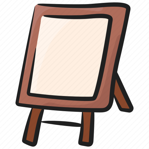 Art board, blackboard, chalkboard, easel board, whiteboard icon - Download on Iconfinder
