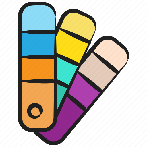 Color paints, paint bold, paint palette, painting tool, swatches icon - Download on Iconfinder