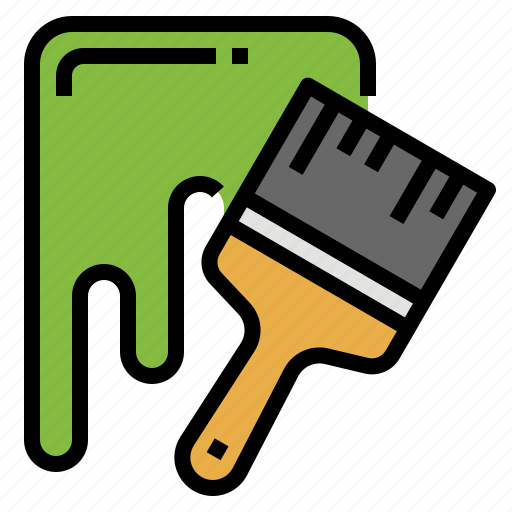 Brush, craft, paint, painting, tool icon - Download on Iconfinder