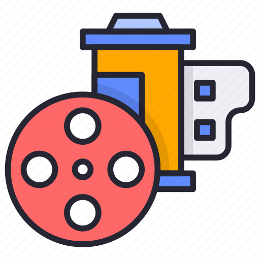 Film reel, cinema reel, movie reel, reel, multimedia reel icon - Download on Iconfinder