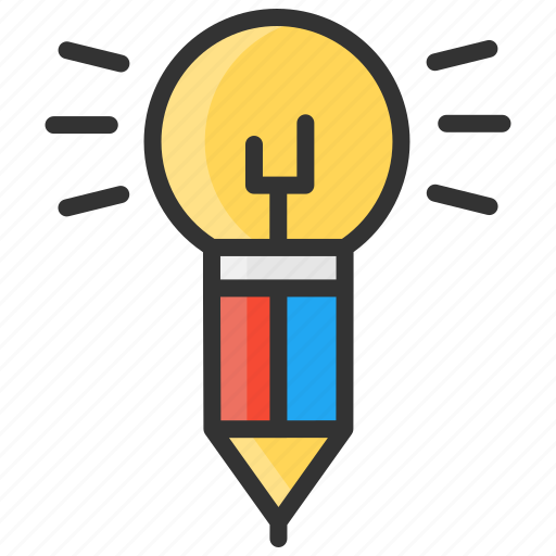 Art, bulb, design, ideas, pencil icon - Download on Iconfinder