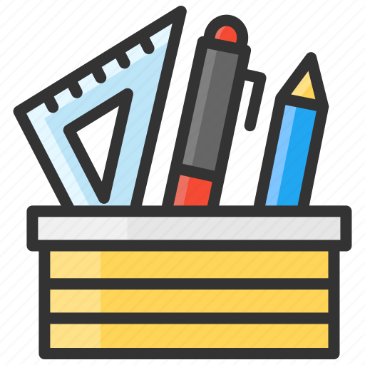 Art, ballpoint, design, pen, pencil, ruler, stationery icon - Download on Iconfinder