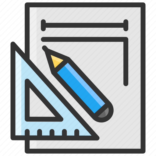 Art, design, measure, pencil, ruler icon - Download on Iconfinder