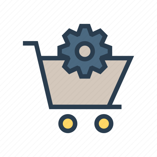 Cart, preference, setting, shopping, trolley icon - Download on Iconfinder