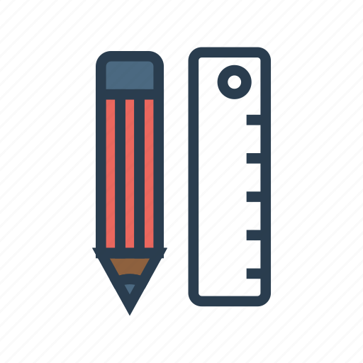 Drawing, geometry, pencil, ruler, tools icon - Download on Iconfinder