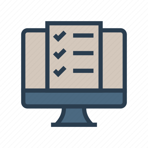 Checklist, form, online, survey, tasklist icon - Download on Iconfinder