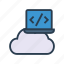 cloud, coding, development, programming, server 