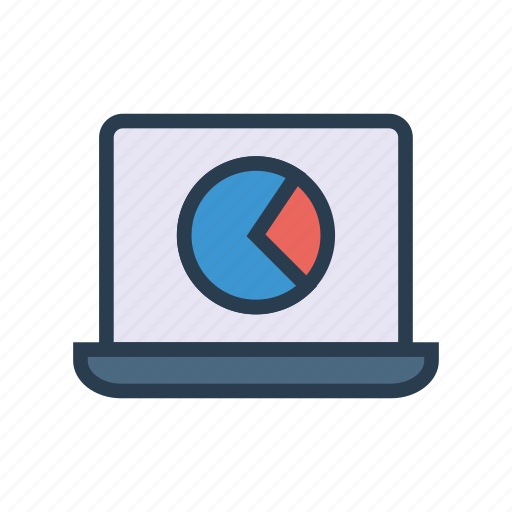 Chart, finance, graph, laptop, statistic icon - Download on Iconfinder