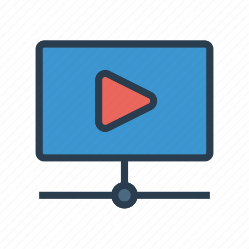 Media, play, screen, streaming, video icon - Download on Iconfinder
