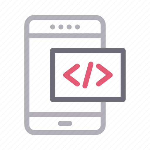 Coding, development, mobile, phone, programming icon - Download on Iconfinder
