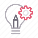 bulb, creative, idea, innovation, setting