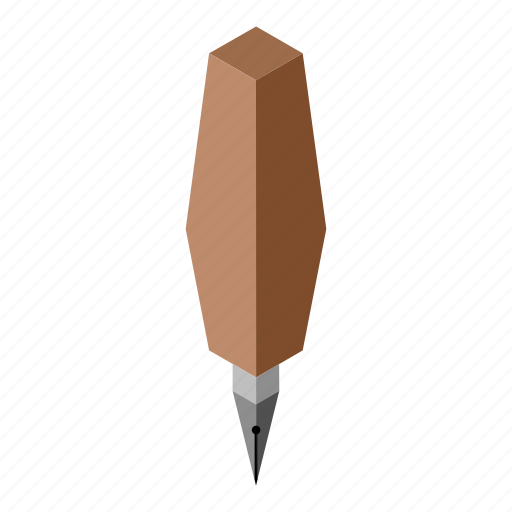 Isometry, pen icon - Download on Iconfinder on Iconfinder