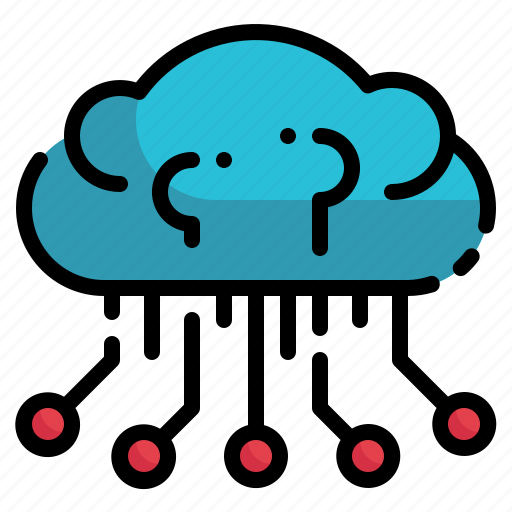 Cloud, computing, artificial, intelligence, storage, database icon - Download on Iconfinder