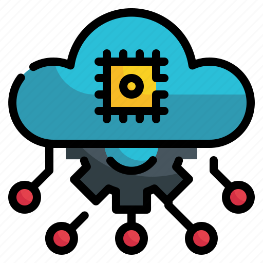 Cloud, gear, intelligence, artificial, ai, storage, setting icon - Download on Iconfinder