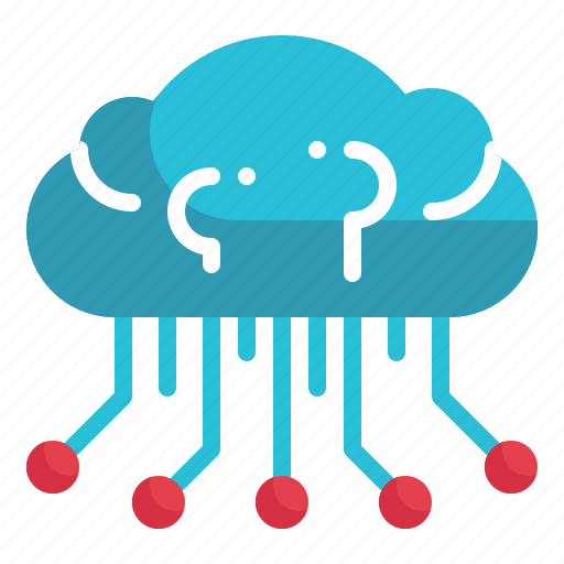 Cloud, computing, artificial, intelligence, storage, database icon - Download on Iconfinder