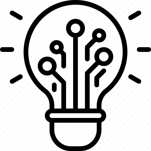 Idea, artiificial, intelligence, light, bulb, innovation, electronics icon - Download on Iconfinder