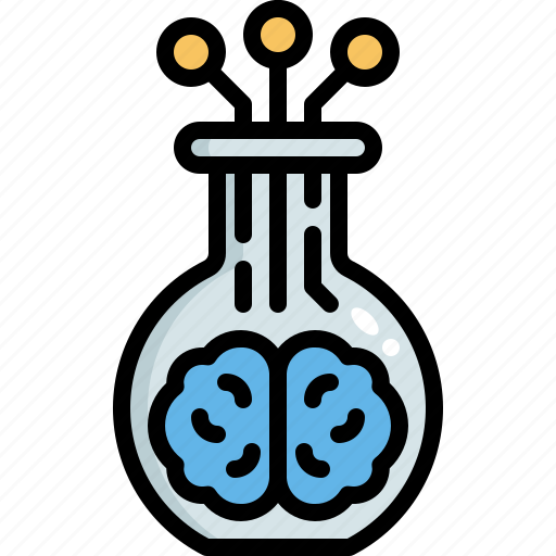 Flask, innovation, artificial, intelligence, brain, research, education icon - Download on Iconfinder