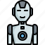 futuristic, cyborg, robots, artificial, intelligence, robot, electronic 