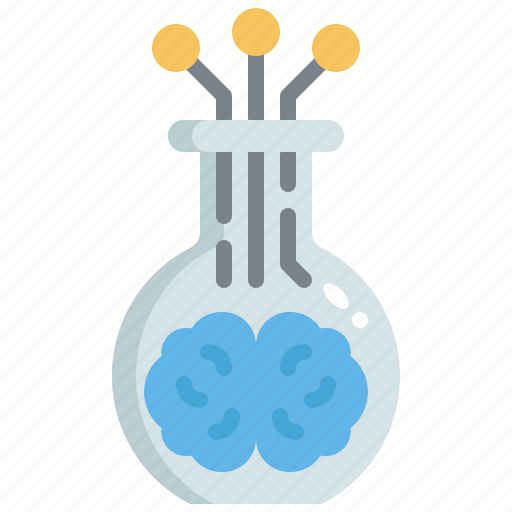 Flask, innovation, artificial, intelligence, experiment, brain, electronics icon - Download on Iconfinder