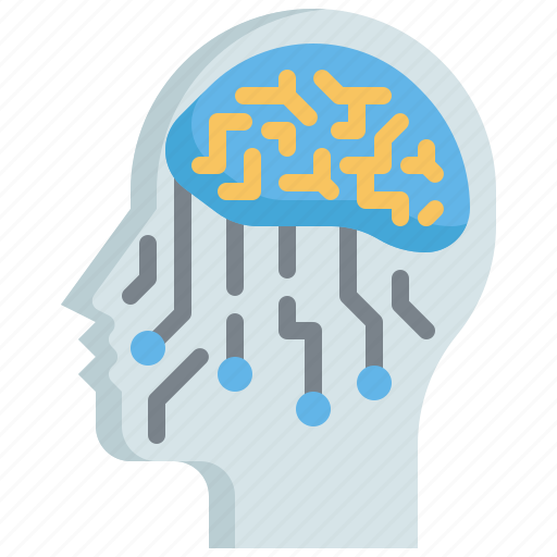 Head, intelligence, automaton, futuristic, ai, brain, artificial icon - Download on Iconfinder