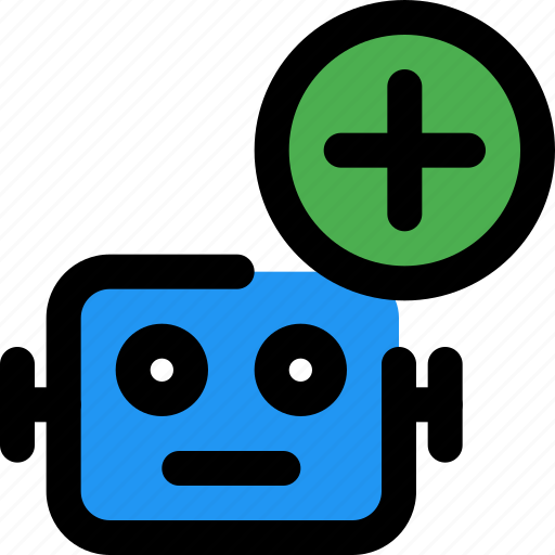 Add, robot, technology, program icon - Download on Iconfinder