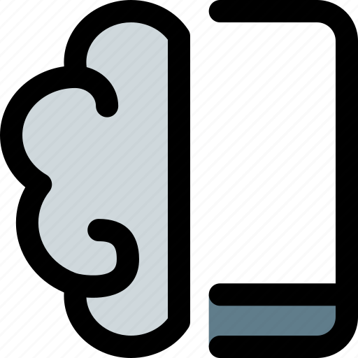 Brain, mobile, technology, device icon - Download on Iconfinder