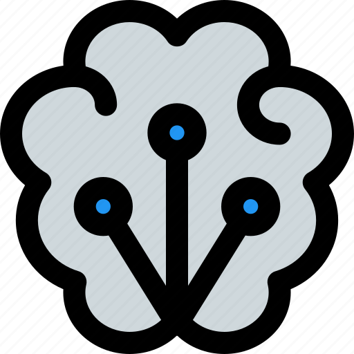 Brain, network, technology, connection icon - Download on Iconfinder