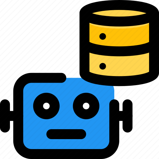 Database, robot, technology, storage icon - Download on Iconfinder