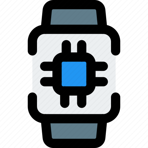 Smartwatch, processor, technology, gadget icon - Download on Iconfinder