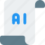 artificial, intelligence, paper, file 