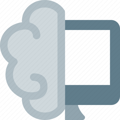 Brain, desktop, technology, device icon - Download on Iconfinder