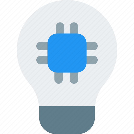 Lamp, processor, technology, development icon - Download on Iconfinder