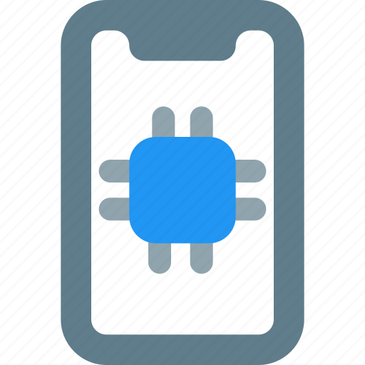 Smartphone, processor, technology, device icon - Download on Iconfinder