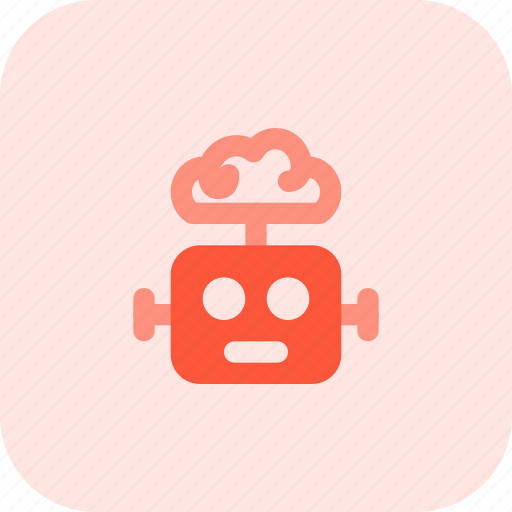 Brain, robot, technology, process icon - Download on Iconfinder