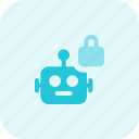 lock, robot, technology, security