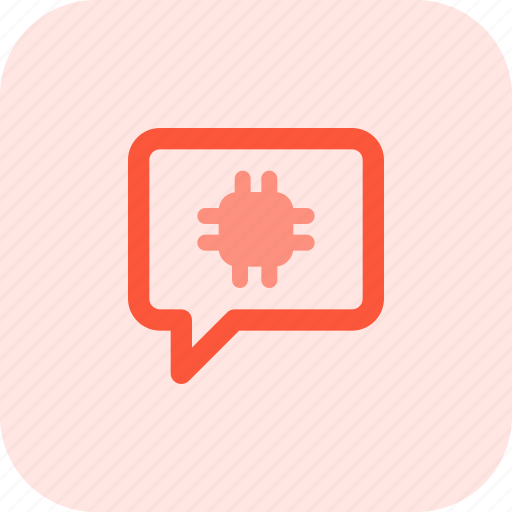 Processor, chat, technology, bubble icon - Download on Iconfinder