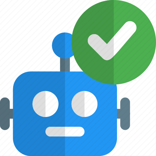 Robot, technology, verified, gadget icon - Download on Iconfinder
