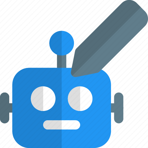 Edit, robot, technology, gadget icon - Download on Iconfinder