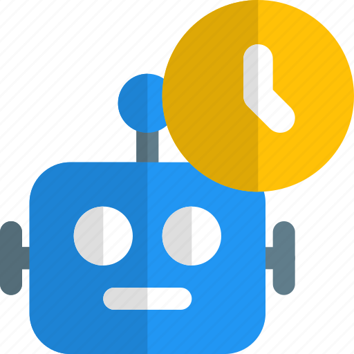 Timer, robot, technology, clock icon - Download on Iconfinder